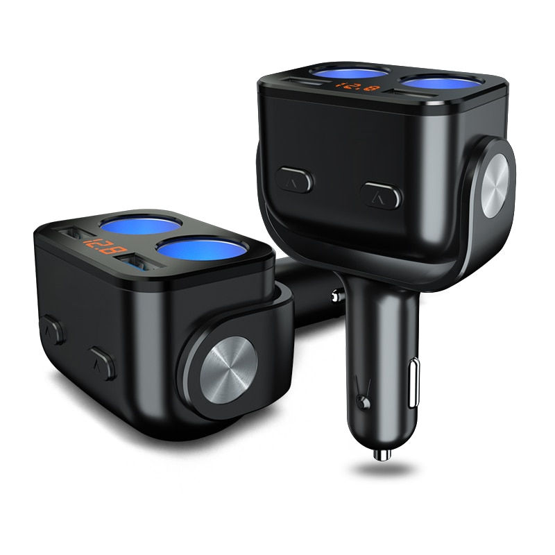 Thumbnail: BUVAYE Cigar Jack Socket Adapter Auto Cigarette Lighter QC3.0 Fast Charger Dual