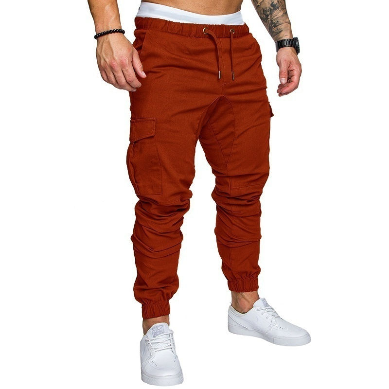 Thumbnail: Cargo Pants Men Sweatpants Sport Joggers Trousers Fitness Gym Clothing Sweatpan