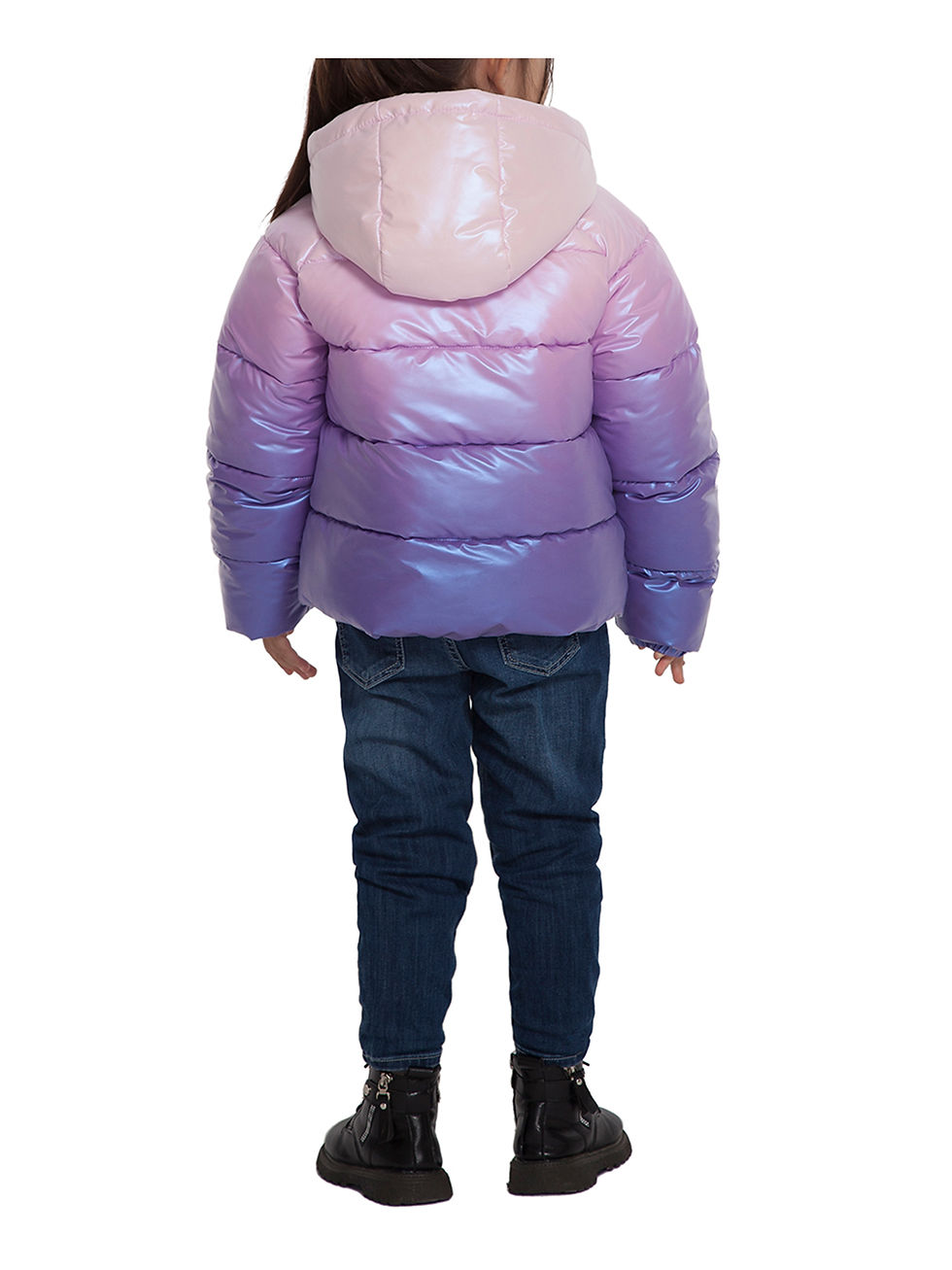 Thumbnail: Rokka&Rolla Girls' Heavy Puffer Jacket Sherpa Lined Winter Coat, Sizes 4-16