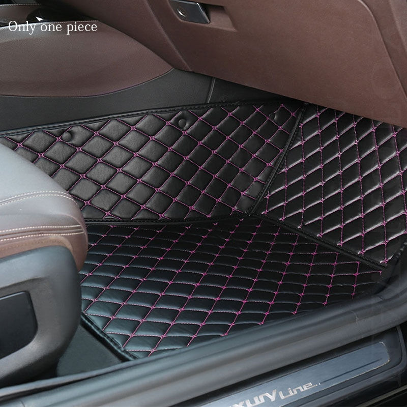 Miniature : YOTONWAN Custom Leather Car Foor Mat 100％ For Genesis GV70 GV80 GV90 Waterproof