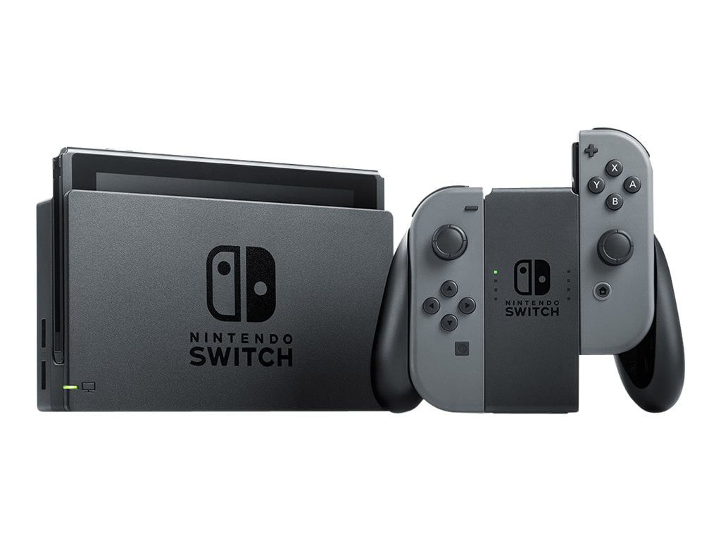 Nintendo Switch with Gray Joy-Con - Game Console - Full HD - Gray, Black