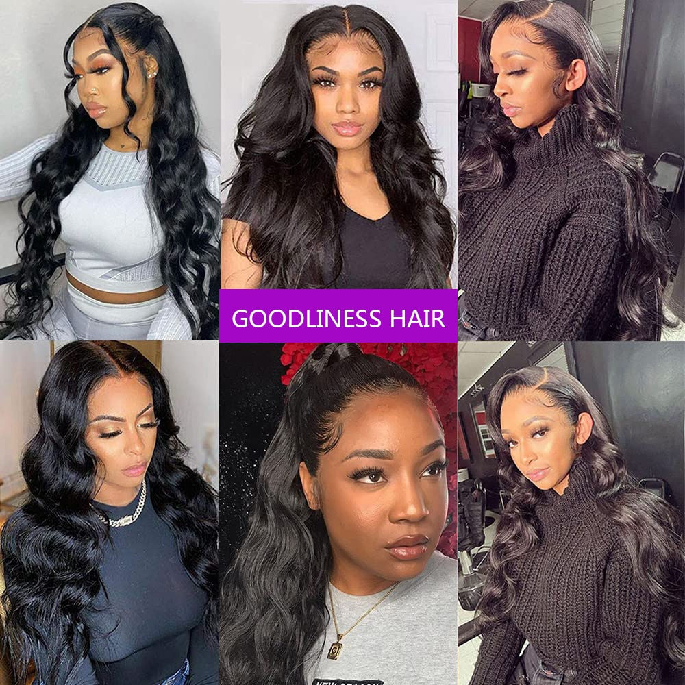 5x5 HD Lace Closure Wig Body Wave Lace Front Human Hair Wigs Cheap On Sale Clea