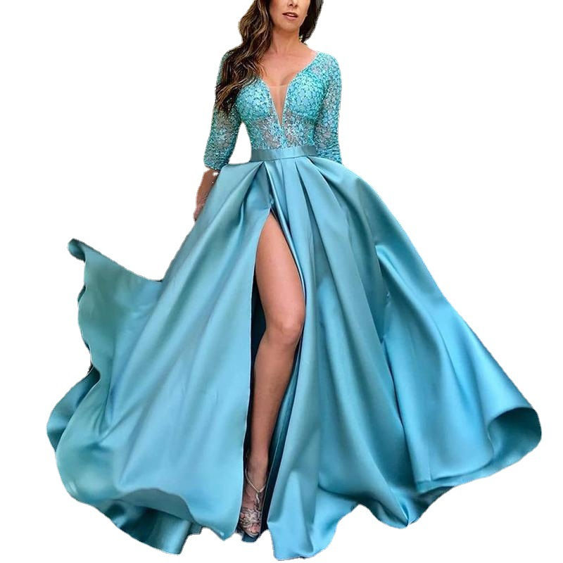 Miniatura: Women Clothing Sequin Dresses Women Party Dinner Gowns for Women Evening Dresses