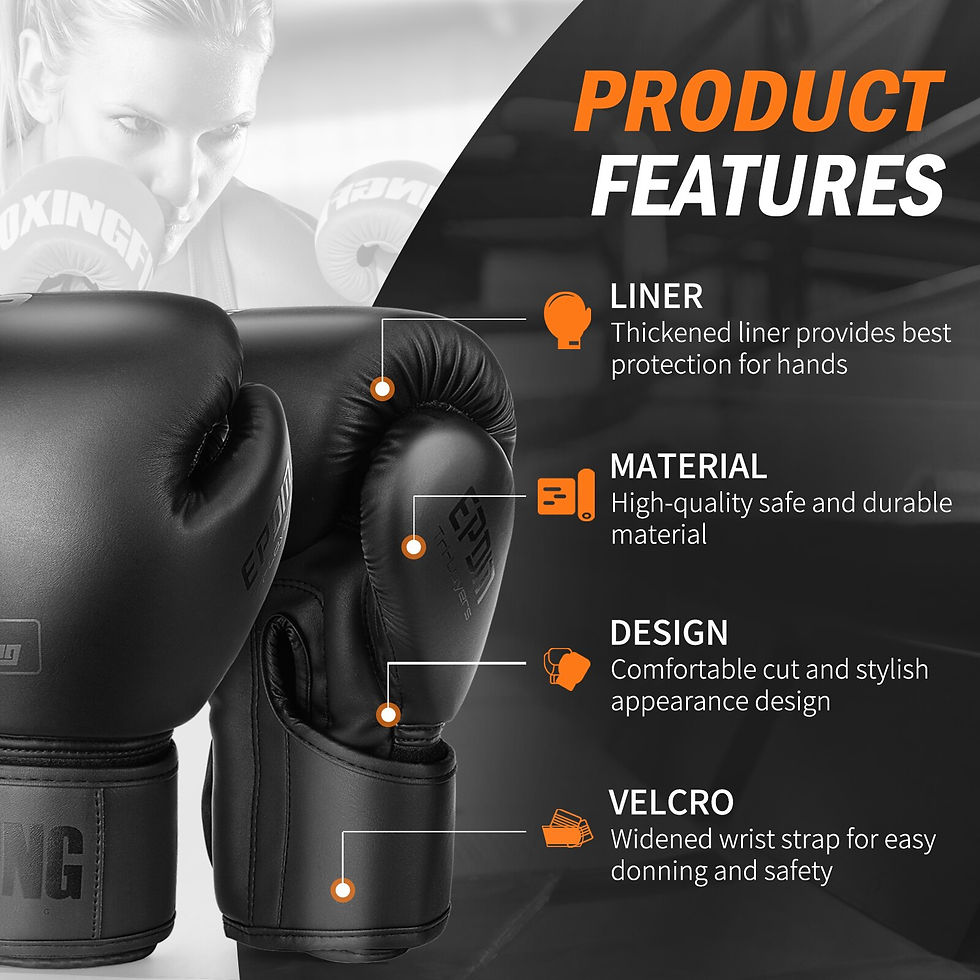 Thumbnail: 10 12 14 16oz Boxing Gloves PU Leather Muay Thai Guantes De Boxeo Free Fight MM