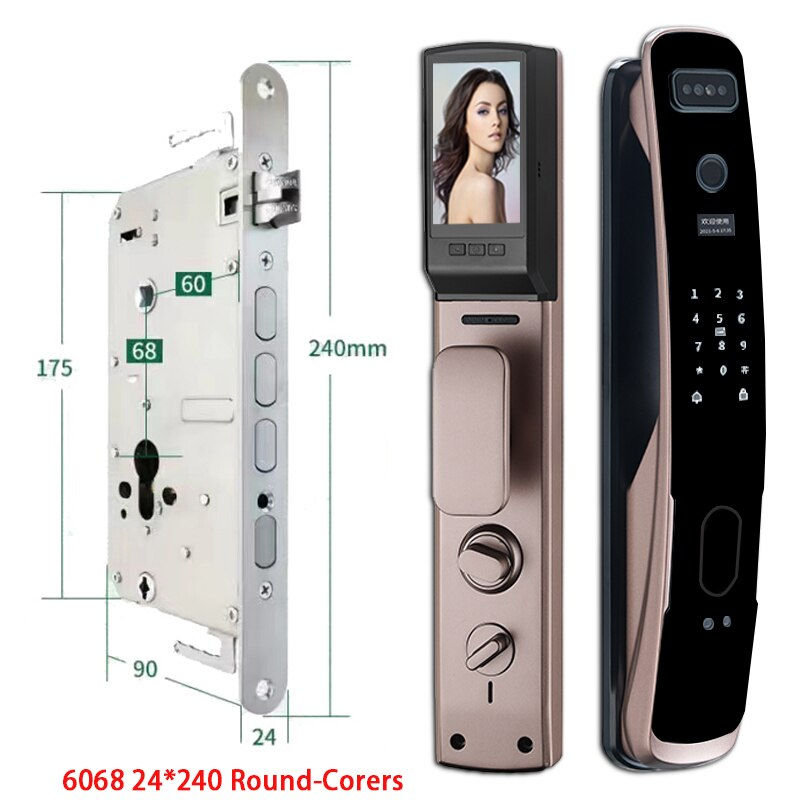 Thumbnail: Usmart Go 3D Face Smart Door Lock Security Face & Camera Monitor Intelligent Fi