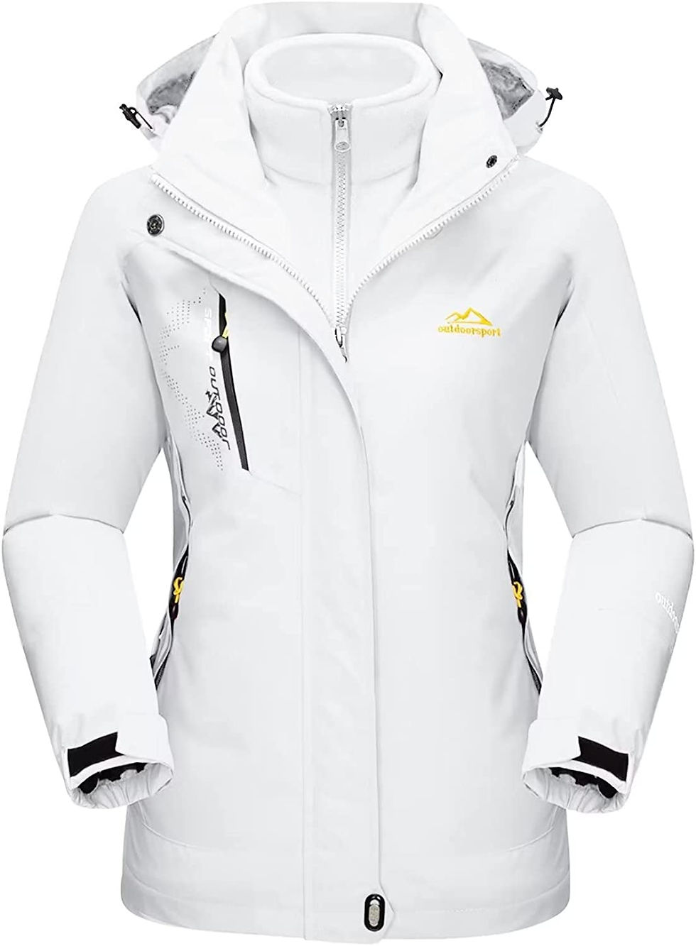 Miniatura: MAGCOMSEN Women's Winter Coats 3-IN-1 Snow Ski Jacket Water Resistant Windproof