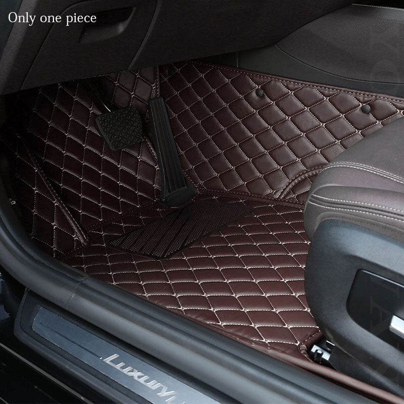 Miniature : YOTONWAN Custom Leather Car Foor Mat 100％ For Genesis GV70 GV80 GV90 Waterproof