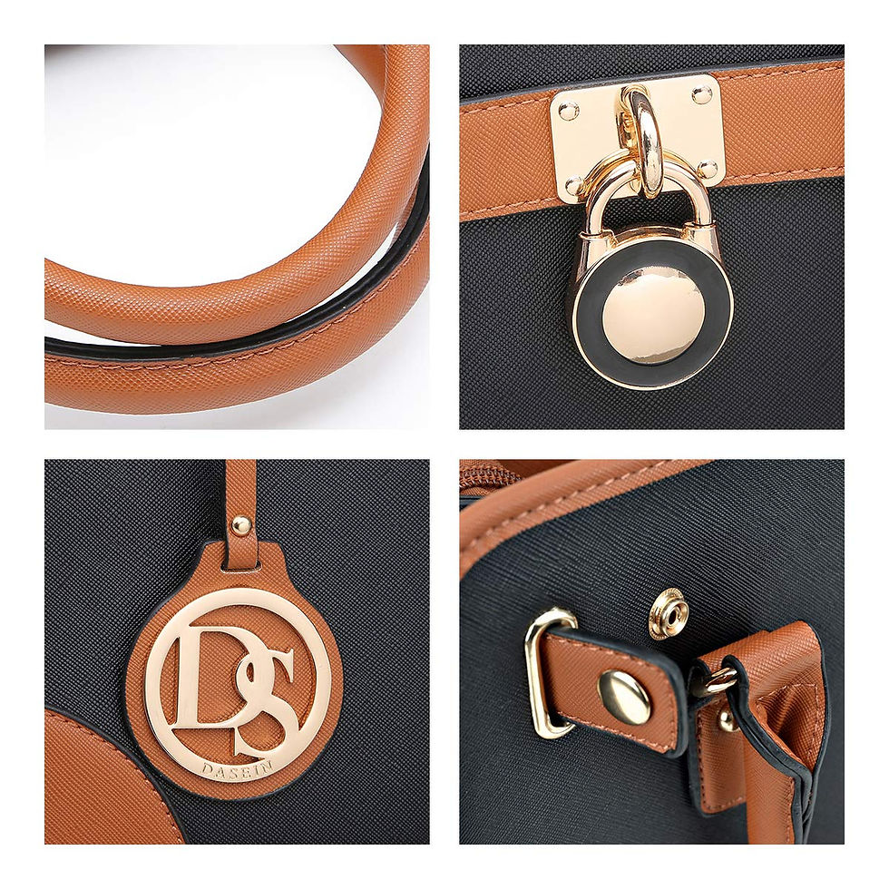 Miniatura: Dasein Women Handbags Top Handle Satchel Purse Shoulder Bag Briefcase Hobo Bag 