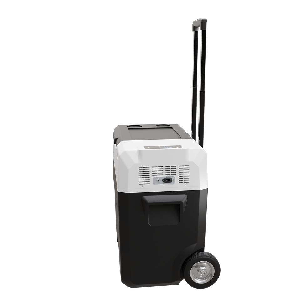 Miniatura: ACOPOWER LionCooler X50A Combo, Portable Solar Freezer (52 Quart Capacity) & Ex