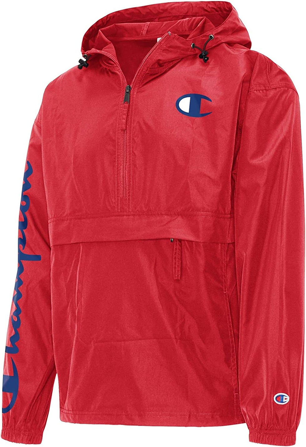 Thumbnail: Champion Men's Packable Recycled Windbreaker Jacket, Wind- and Water-Resistant 