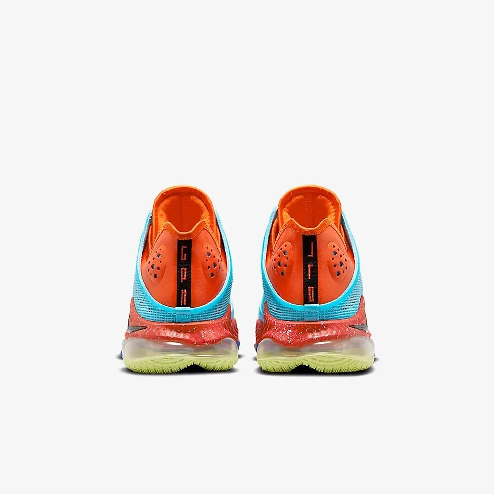 Thumbnail: Original Nike Lebron 19 Low 'Mismatch' Male Blue Basketball Shoe DO9829-400 Nik
