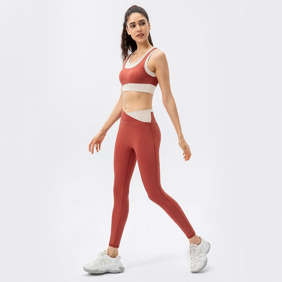 Thumbnail: High-intensity sports suit women's one-piece fitness bra, no embarrassing line,