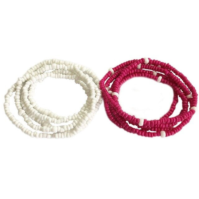 Thumbnail: Bohemia Colorful Beaded Elasticity Waist Belly Chain for Women Girl 2023 Fashio
