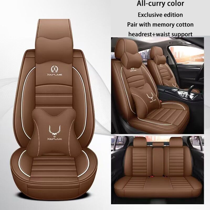 Thumbnail: Driver's seat and passenger's seat 1 single seat single leather car seat cushio