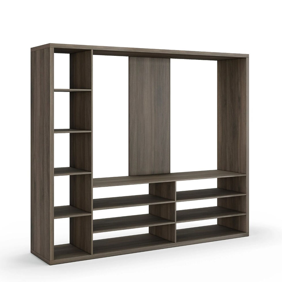Thumbnail: Entertainment Center for TVs Up To 55", Brown  Tv Stand Living Room Furniture