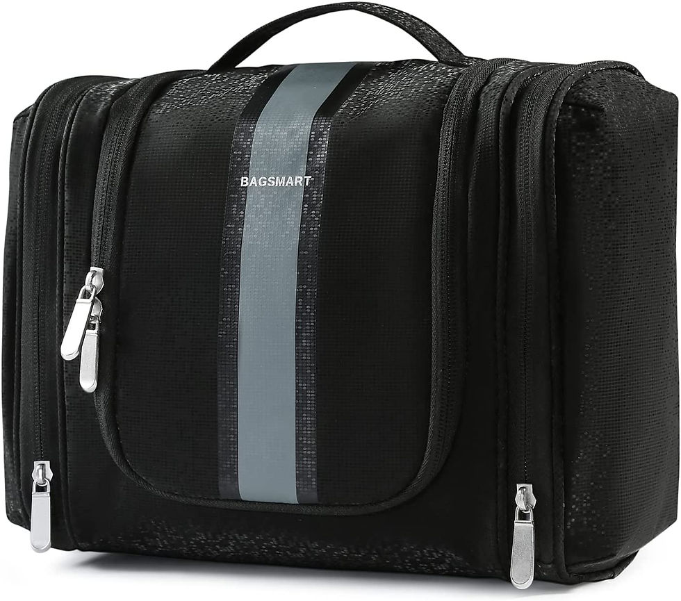 Miniatura: Toiletry Bag for Men, BAGSMART Travel Toiletry Organizer with hanging hook, Wat