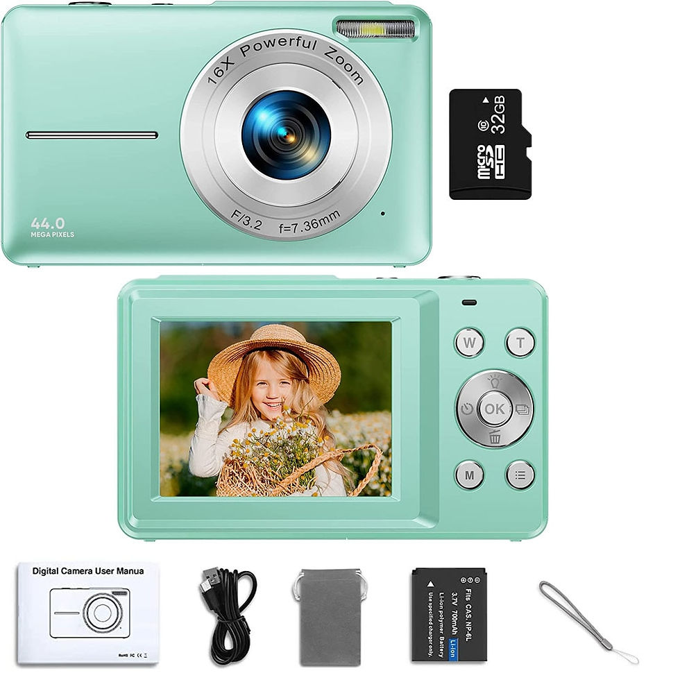 Миниатюра: Digital Camera Children Camera for Children Camcorder with 16x Zoom Compact Cam