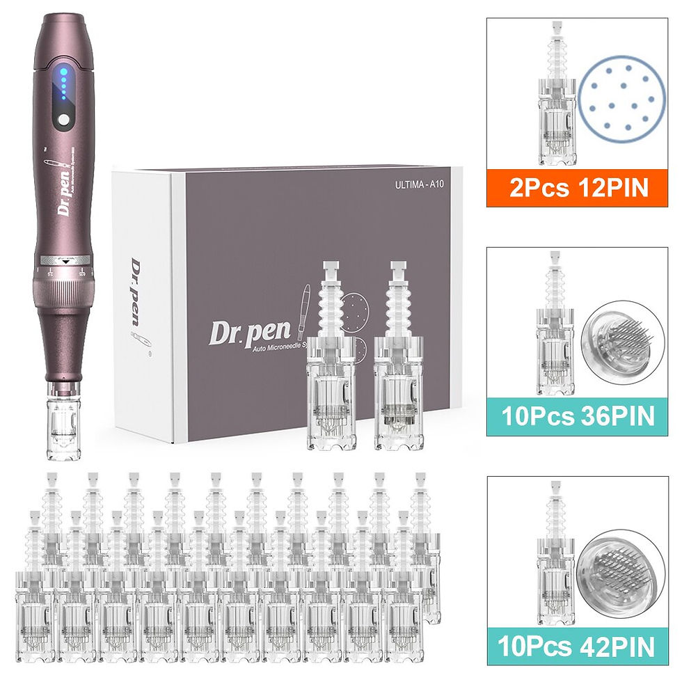 Thumbnail: Dr.pen Ultima A10 With 20pcs Cartridge Professional Skin Care Kit Derma Pen Mic