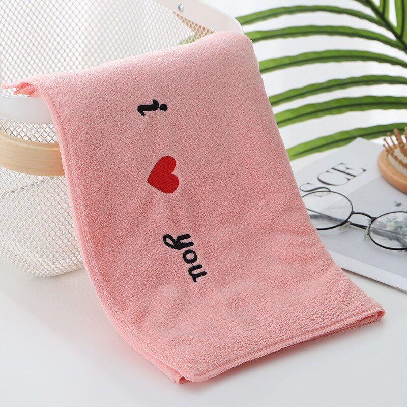 Thumbnail: High Density Coral Fleece Towel Towel Set Water Absorption Coral Can Be Cut Edg