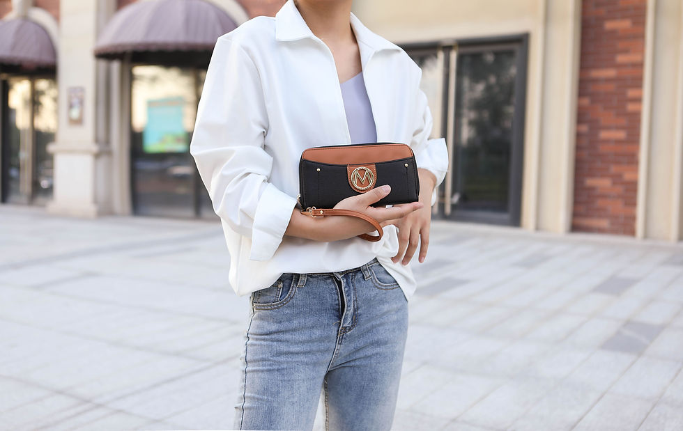 الصورة المصغرة: MKF Collection Vegan Leather Tote Bag, Purse Handbag for Women by Mia K