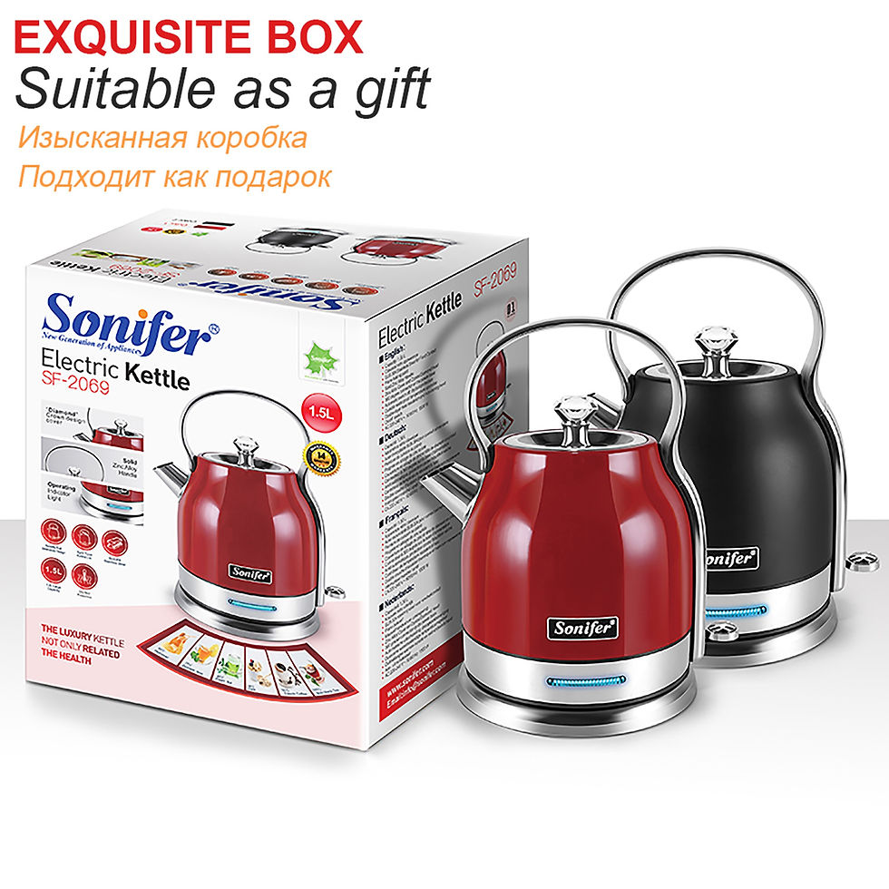 Miniaturbild: 1.5L Stainless Steel Classical Electric Kettle With Temperature Controller Hous