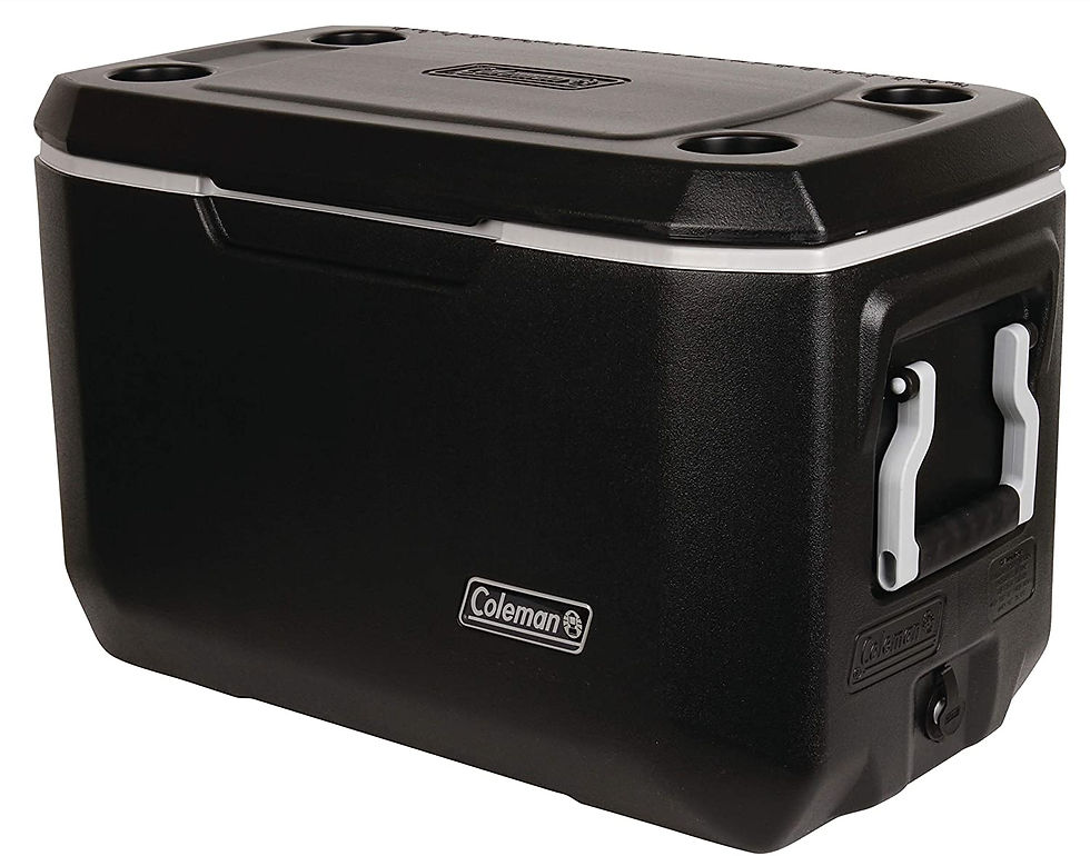 Miniature : Manzhi Rolling Cooler | 50 Quart Xtreme 5 Day Cooler with Wheels | Wheeled Hard