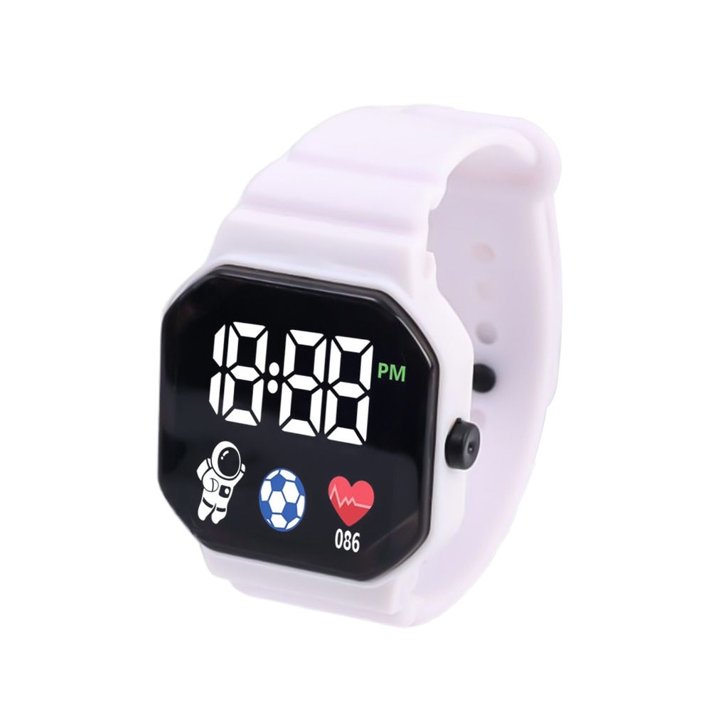 Children's LED Digital Watch Boy Girl Sport Waterproof Smart Watches Silicone S