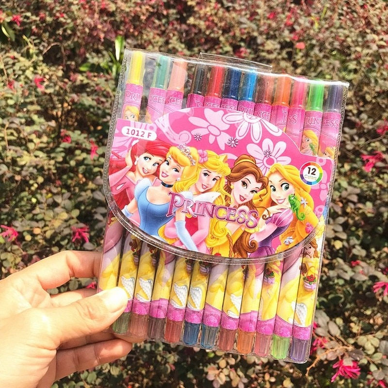 Thumbnail: 12 Color Pokemon Pikachu Crayons Cartoon Paint Brush Student Drawing School Sup