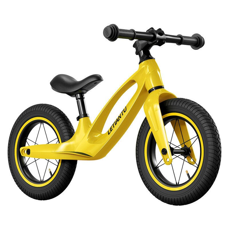Thumbnail: New children's balance car 2-6 years old cool inflatable tire no pedal scooter 