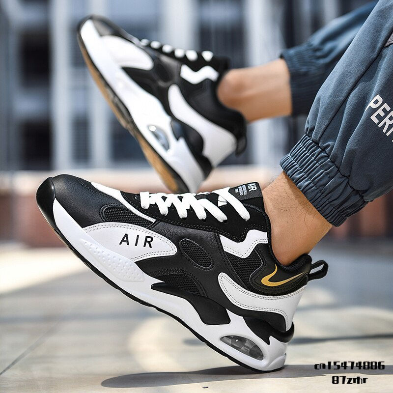 Thumbnail: 2021 Autumn Winter Men Outdoor Casual Sport Basketball Shoes for Male High Top 