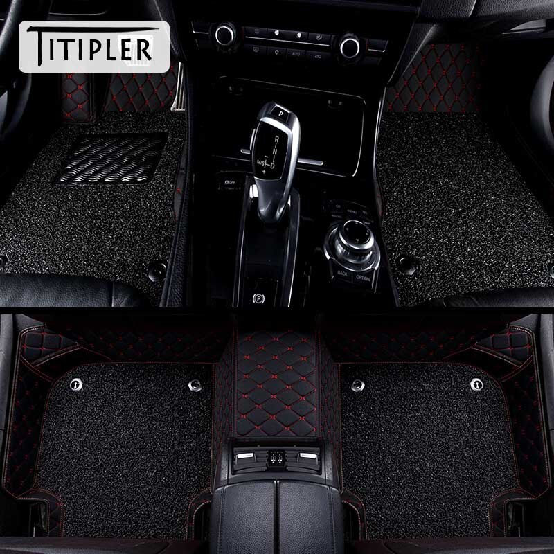 Miniature : TITIPLER  Car Floor Mats For VW Golf 5 6 7 8 Foot Coche Accessories Auto Carpets