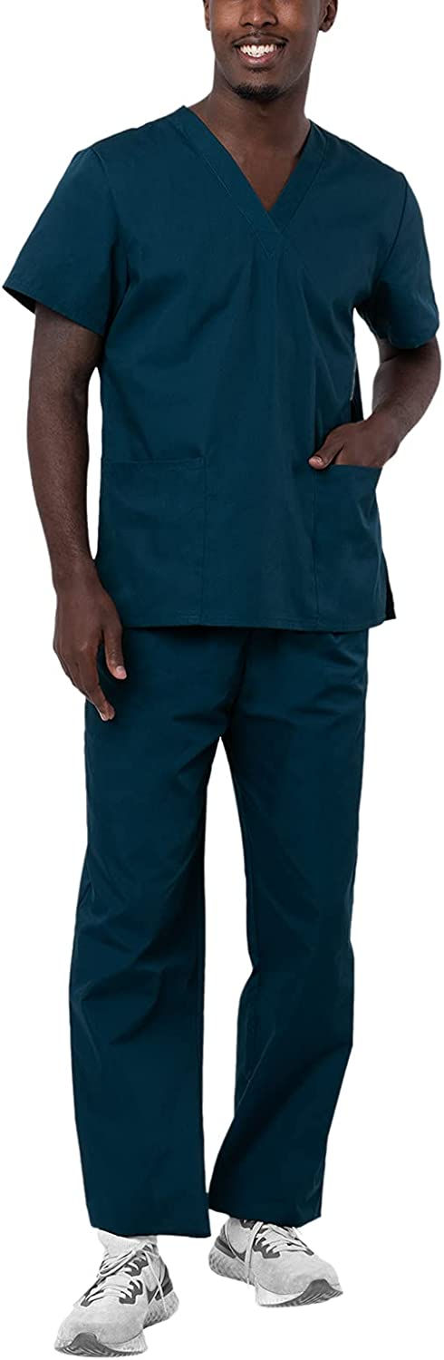 Thumbnail: Adar Universal Unisex Scrubs - Unisex Drawstring Scrub Set