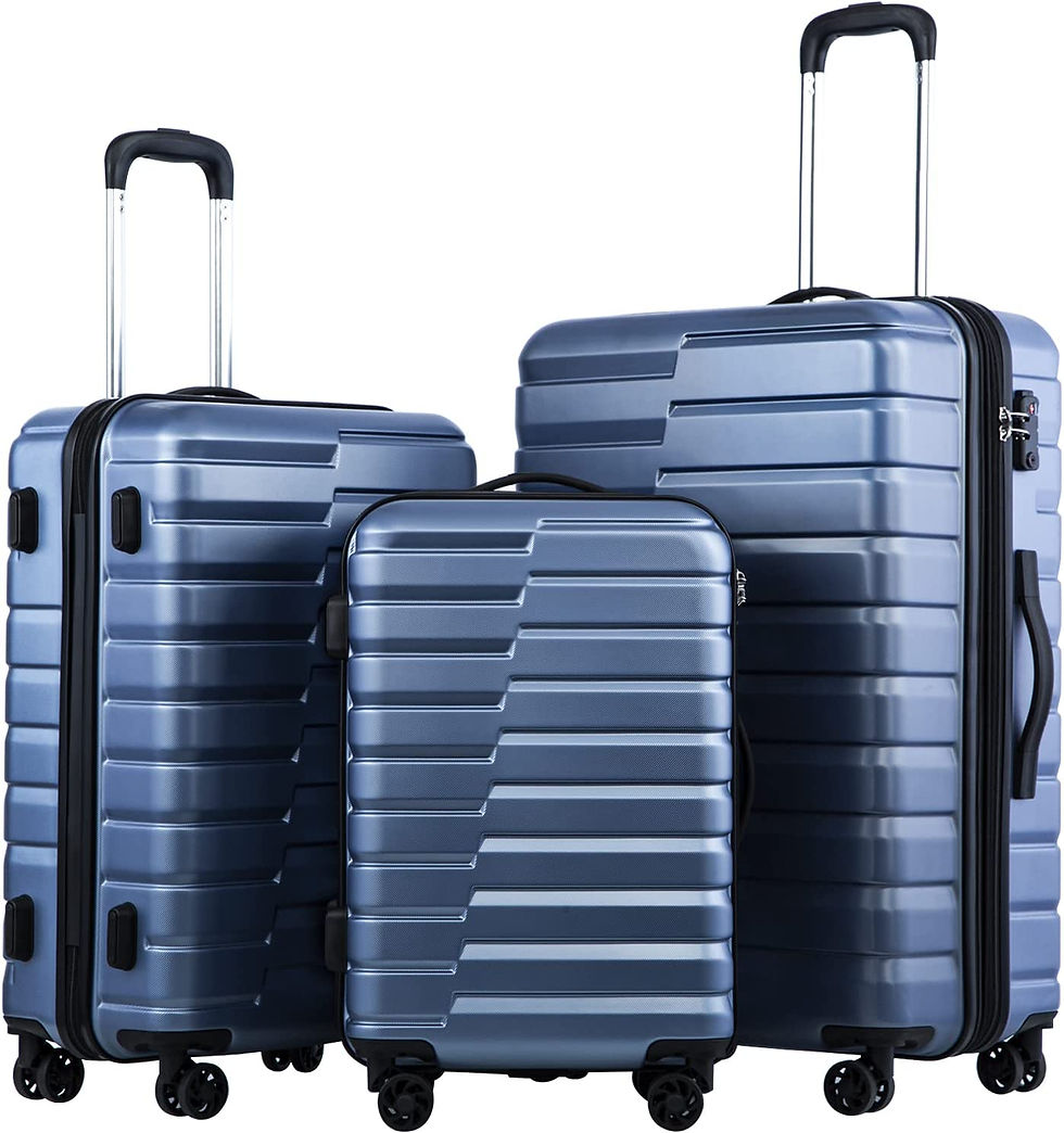 Miniatura: COOLIFE Luggage Expandable Suitcase Luggage set PC ABS TSA Lock Spinner Carry o