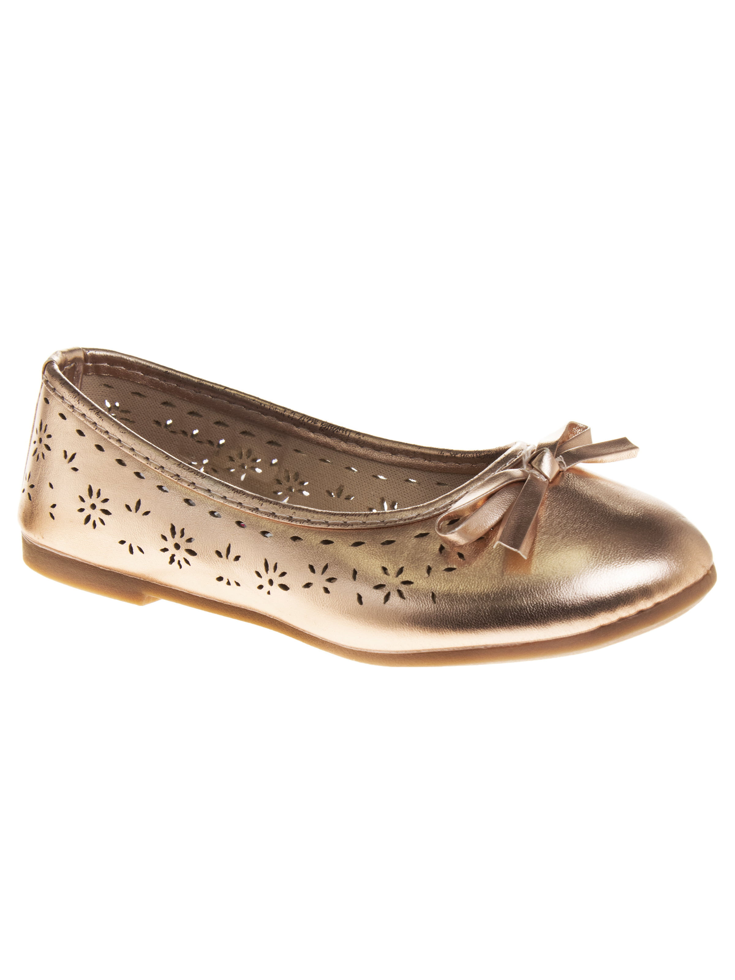 Josmo Girls Perforated Flats, Sizes 11-4