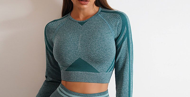 Miniatura: Women's Sport Leggings Fitness Yoga Set Workout Clothes For Women Leggings Spor