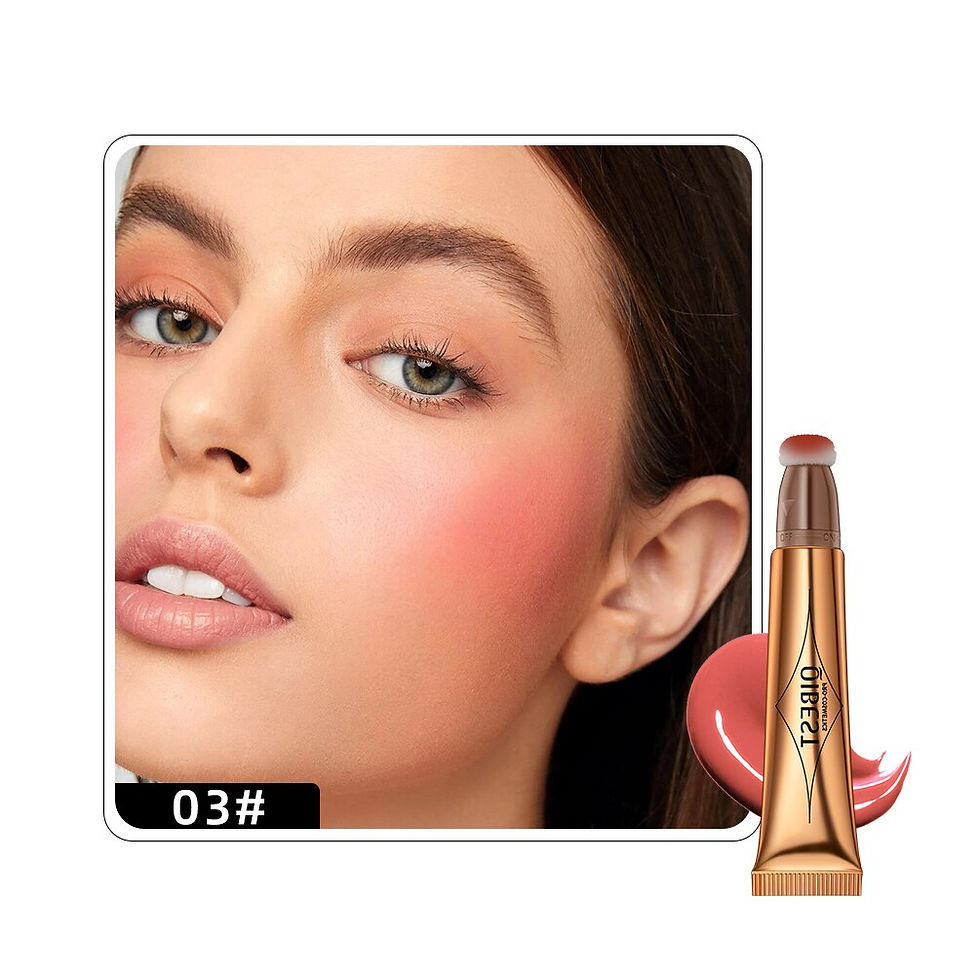 Miniatura: 6 Colors Liquid Face Blusher Eyeshadow Cheeks Makeup with Cushion Applicator Li