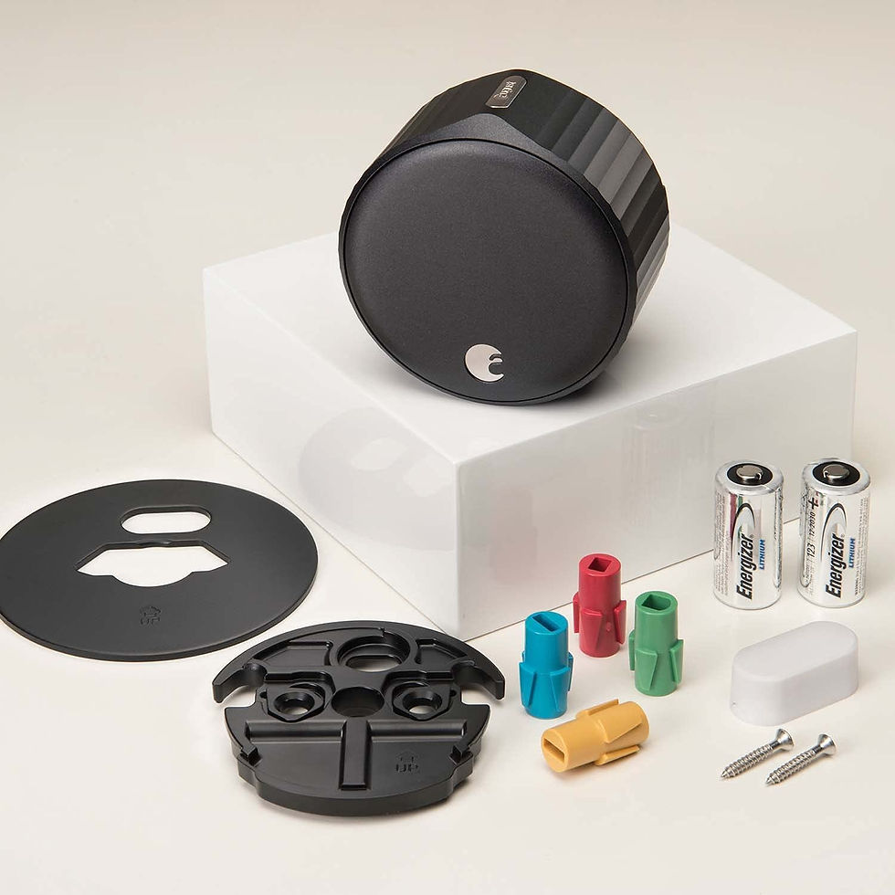 الصورة المصغرة: August Wi-Fi, (4th Generation) Smart Lock – Fits Your Existing Deadbolt in Mi