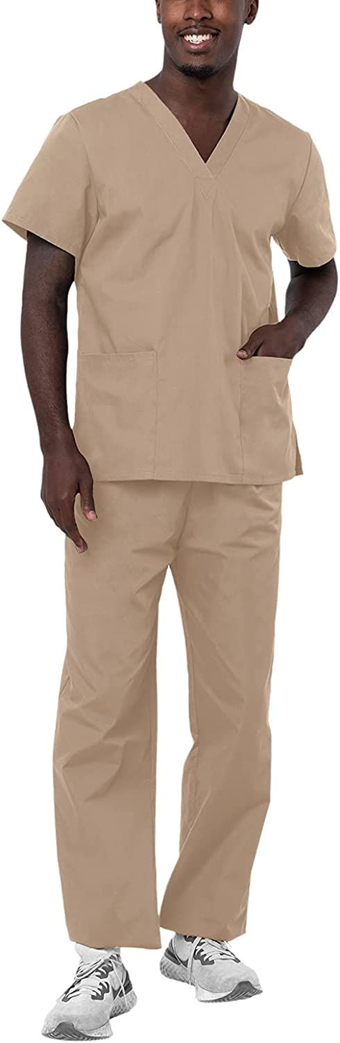 Thumbnail: Adar Universal Unisex Scrubs - Unisex Drawstring Scrub Set