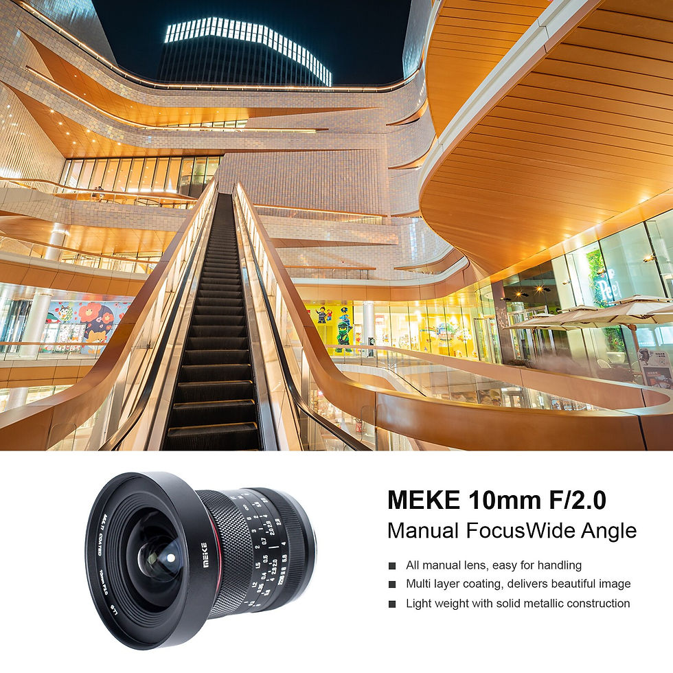 الصورة المصغرة: Meike 10mm F2.0 Aps-C Prime Manual Focus Wide Angle Lens for Sony E/Fuji X/Cano