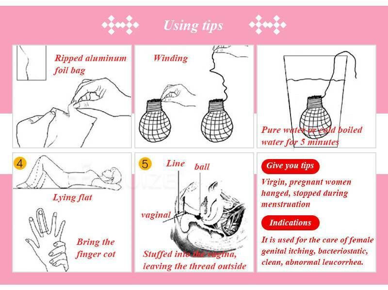 Miniature : 30 pcs vaginal tampons treatment medicinal vaginal tampons yoni women's health 