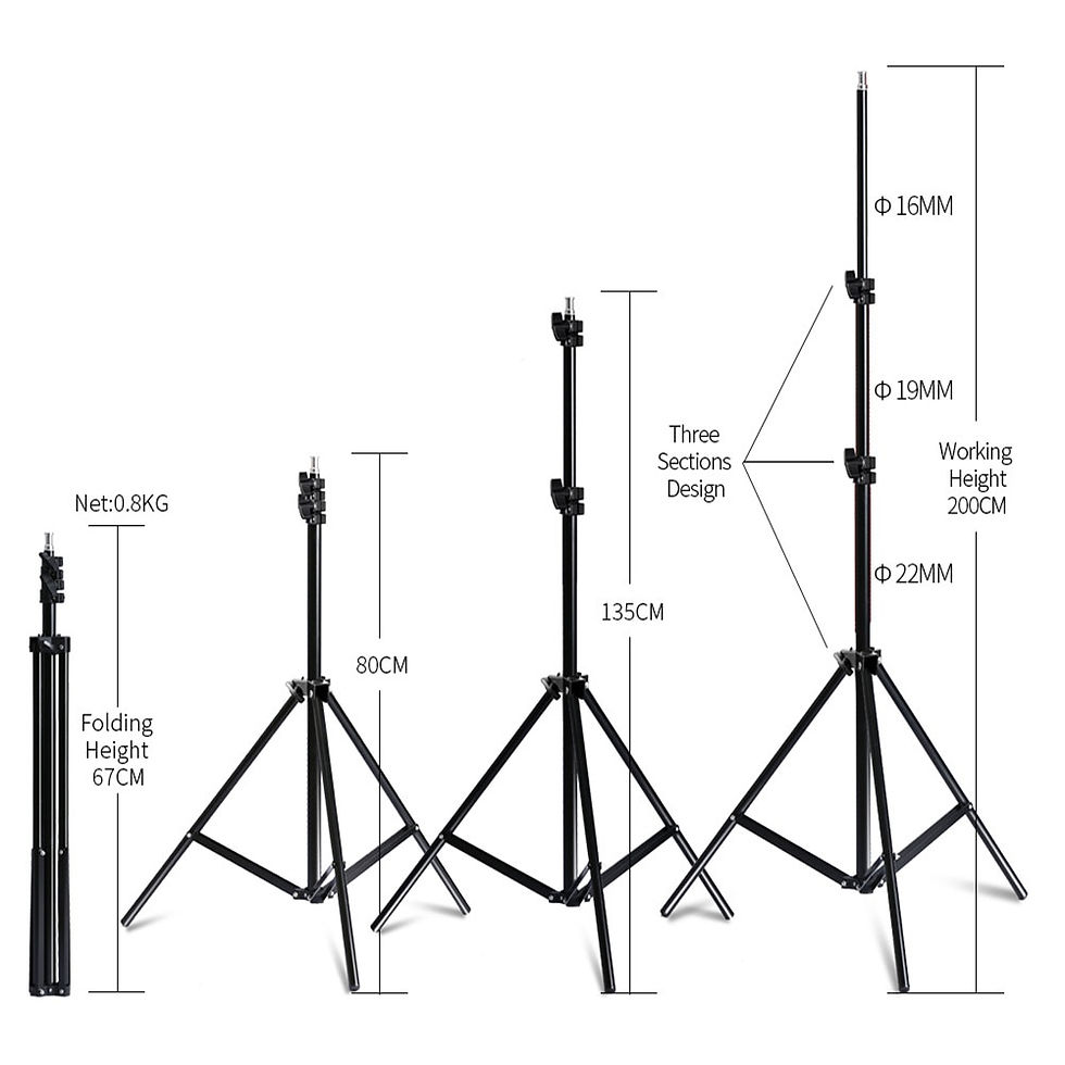 Miniaturbild: Professional Photo Studio Softbox Lights Continuous Lighting Kit Accessories Eq