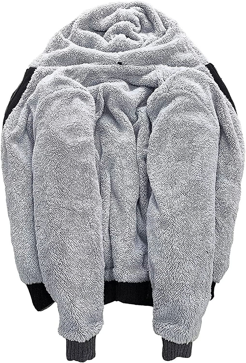 Miniatura: SWISSWELL Hoodies for Men Fleece Sweatshirt Winter Jacket Zip Up Thick Sherpa L