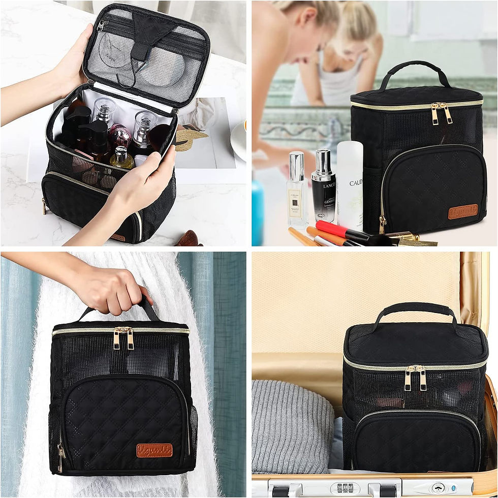 Miniatura: Toiletry Bag Travel Bag with Hanging Hook, Portable Toiletry Bag for Men and Wo