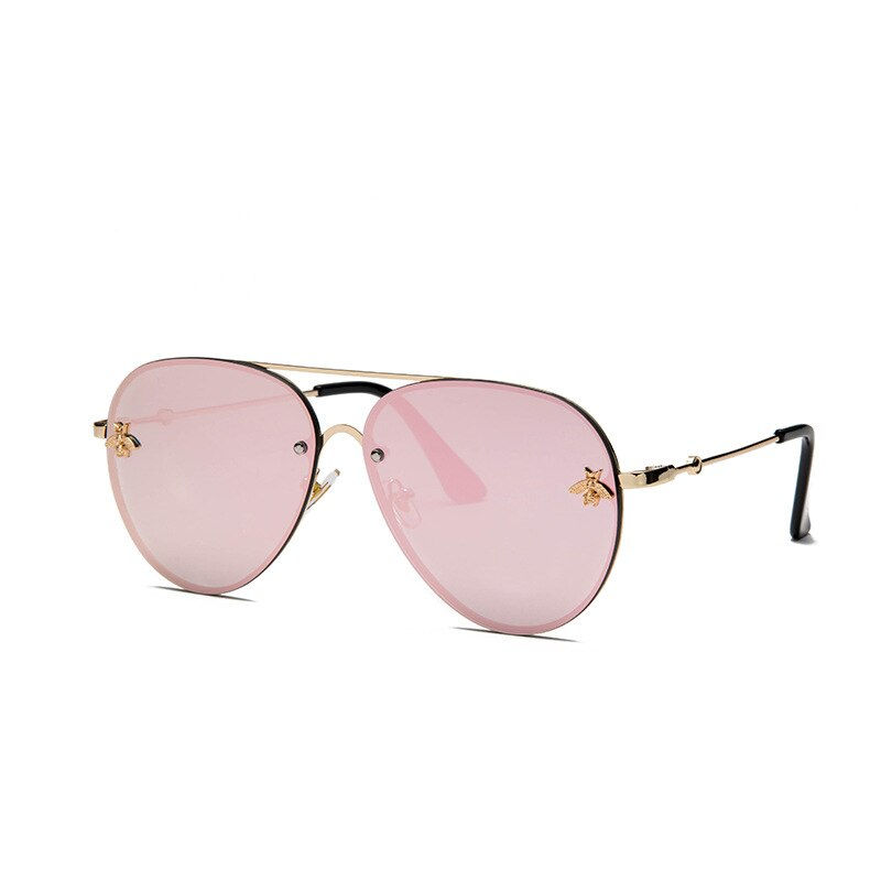 Thumbnail: Luxury Bee 2022 Pilot Sunglasses Women Fashion Shades Metal Frame Vintage  Bran