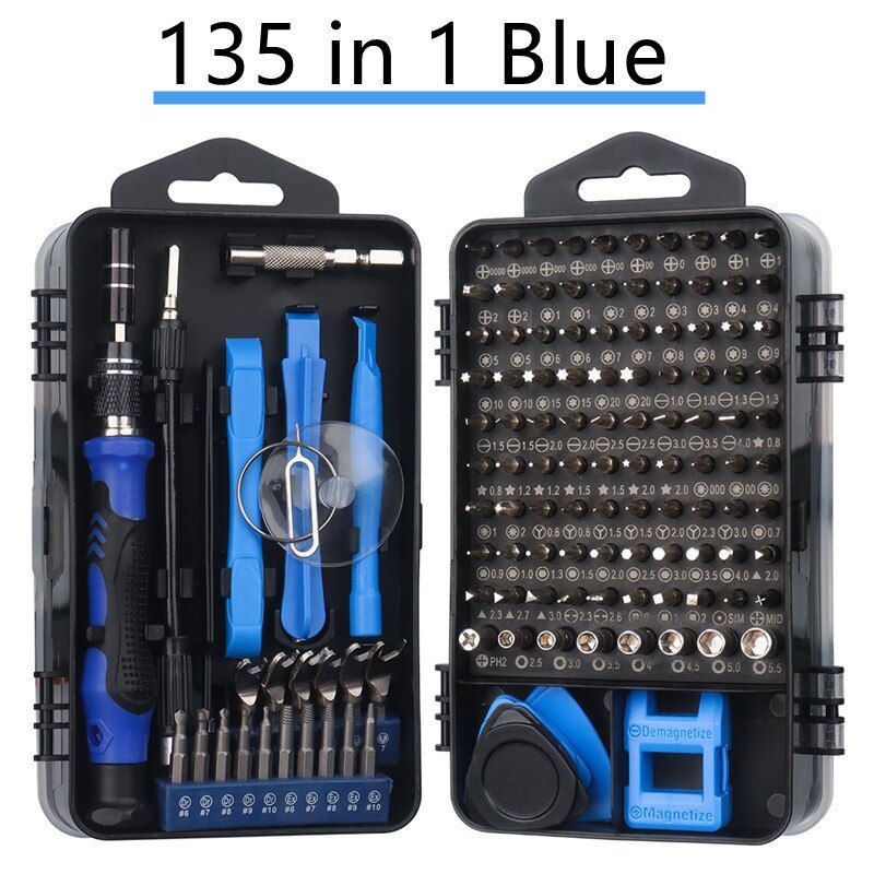 Miniaturbild: Mini Precision Screwdriver Set Magnetic,135/115 in 1 Electronic Repair Tool Kit