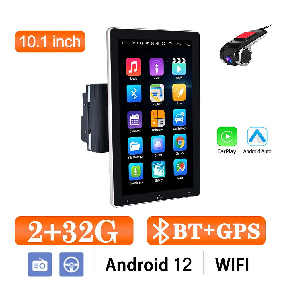Thumbnail: X-REAKO 10.1 Inch 2 Din Carplay Car Radio GPS Multimedia Player Android 12 Univ