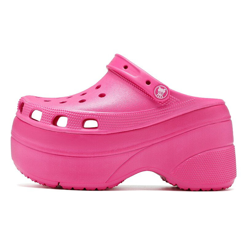 Thumbnail: New Women Slippers Comfortable Sandals Height Increasing Shoes Multi Color Slip