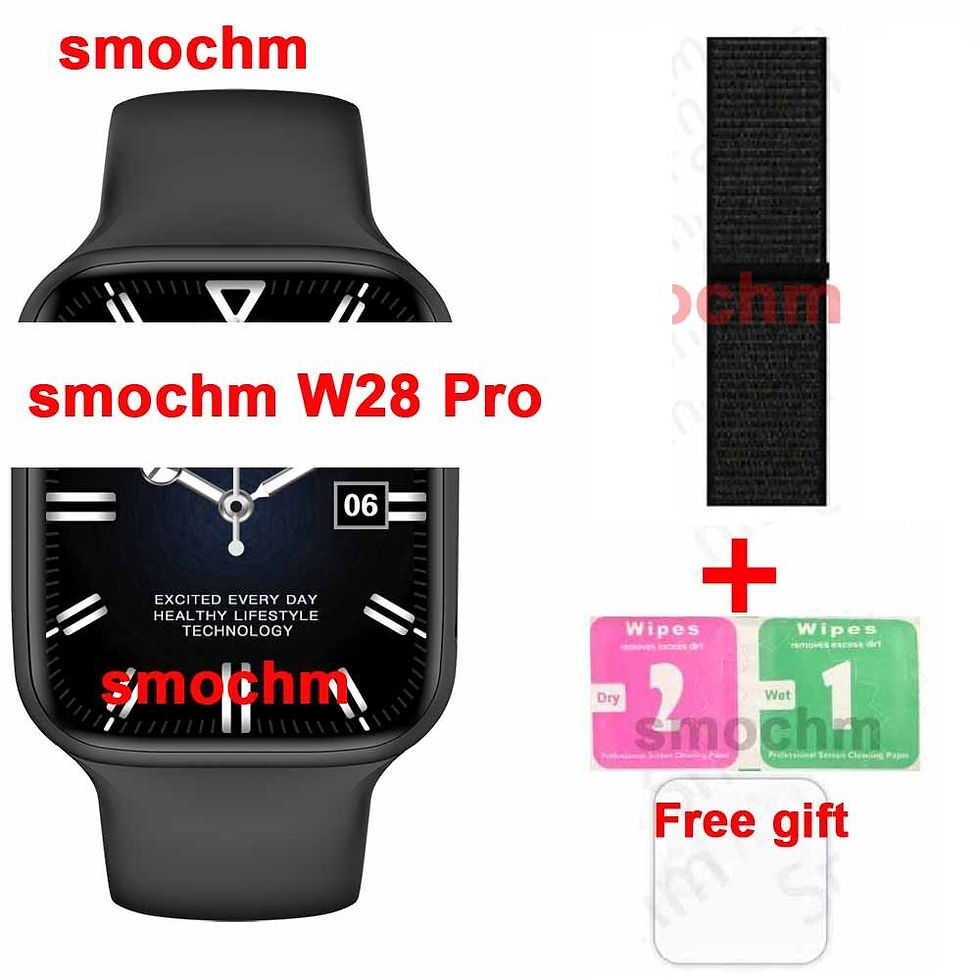 Thumbnail: 4/ 5/ 6/ 10 Pieces /Lot Smochm W28 Pro Smart Watch 1.95 Display Series 8 Custom