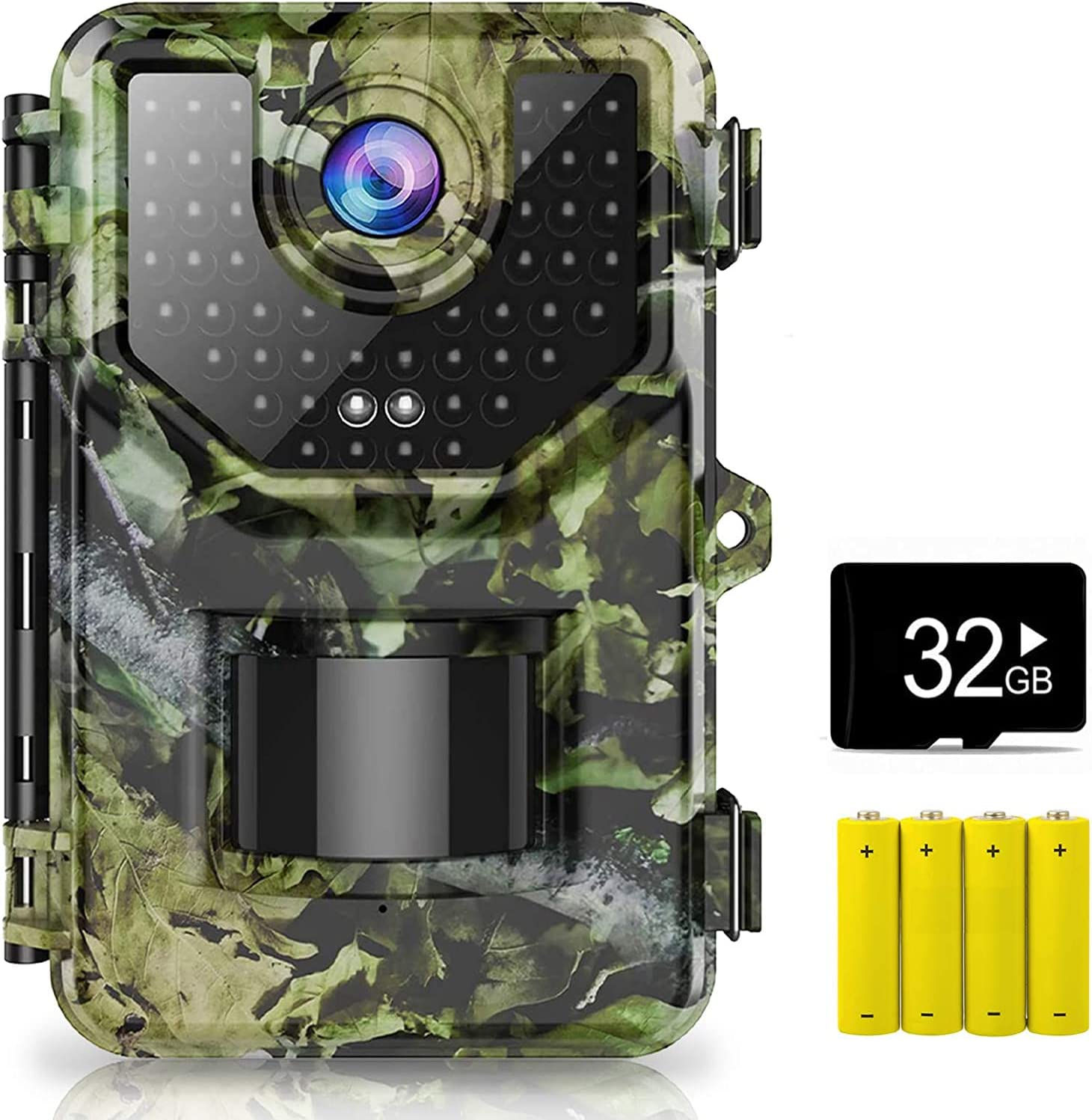 1520P 20MP Trail Camera, Hunting Camera with 120°Wide-Angle Motion Latest Sens