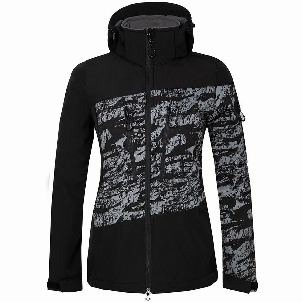 Thumbnail: Women Ski Jackets Hooded Soft Shell Winter Jacket Waterproof Snowboard